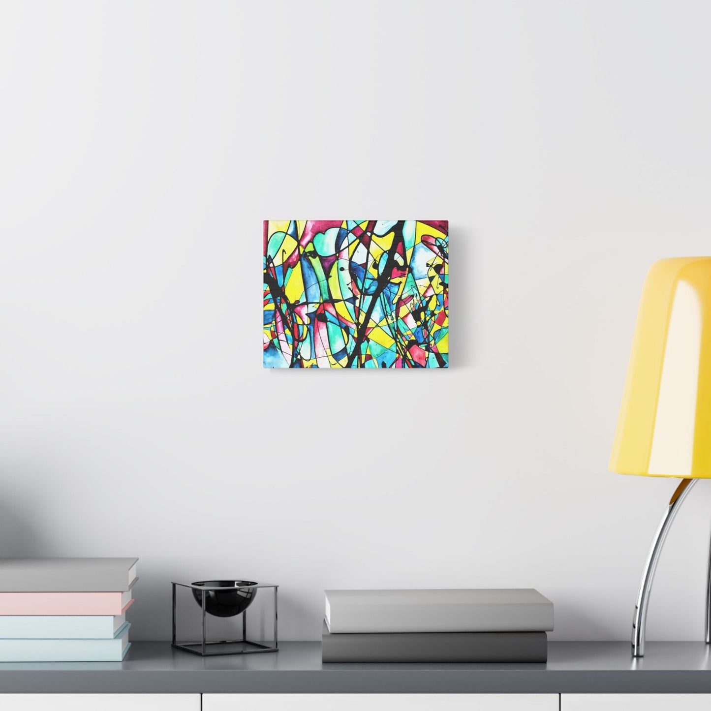 Alien Lady Satin Canvas Stretched