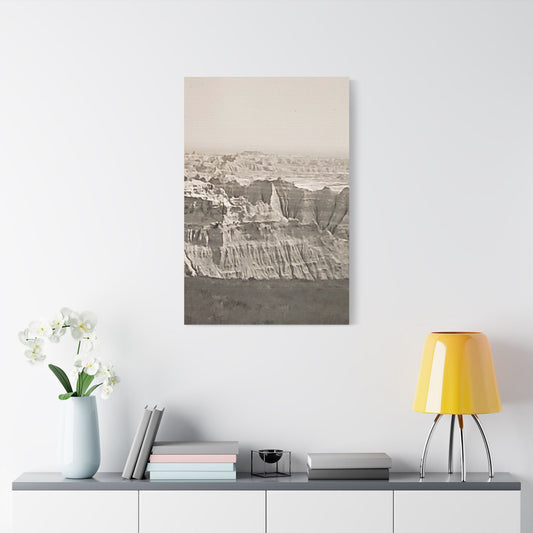 The Pinnacles Satin Canvas Stretched