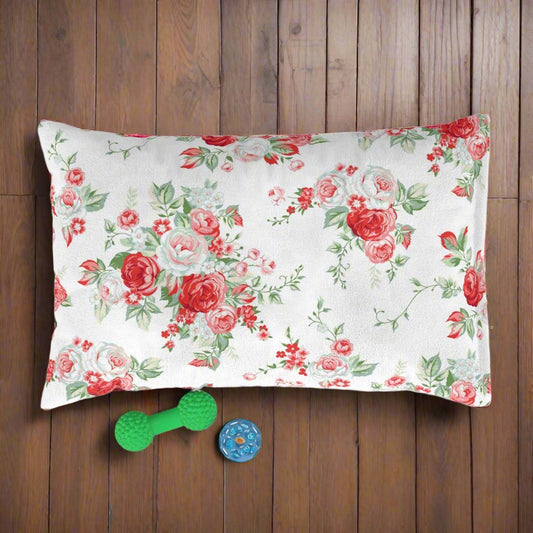 Tea Rose Pet Bed 28" × 18"
