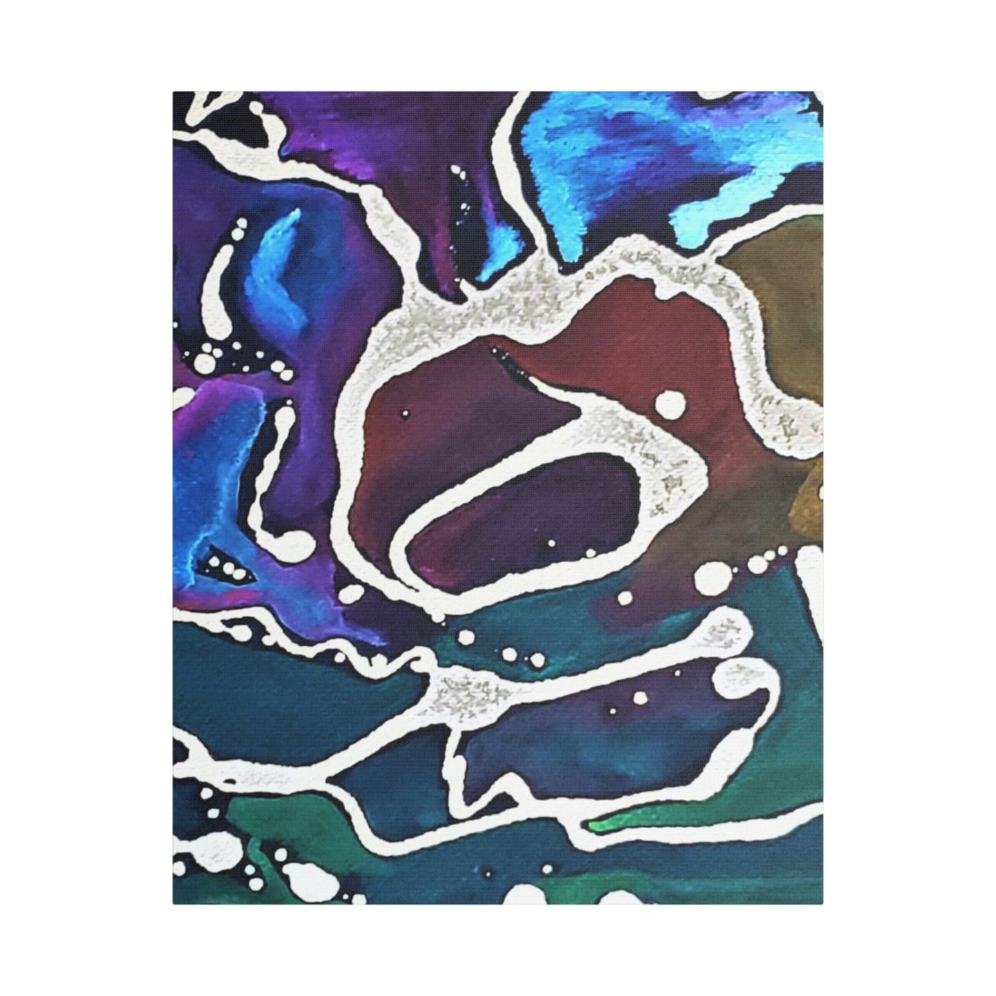 Ant Satin Canvas Stretched 24" x 30" (Vertical) 1.5"