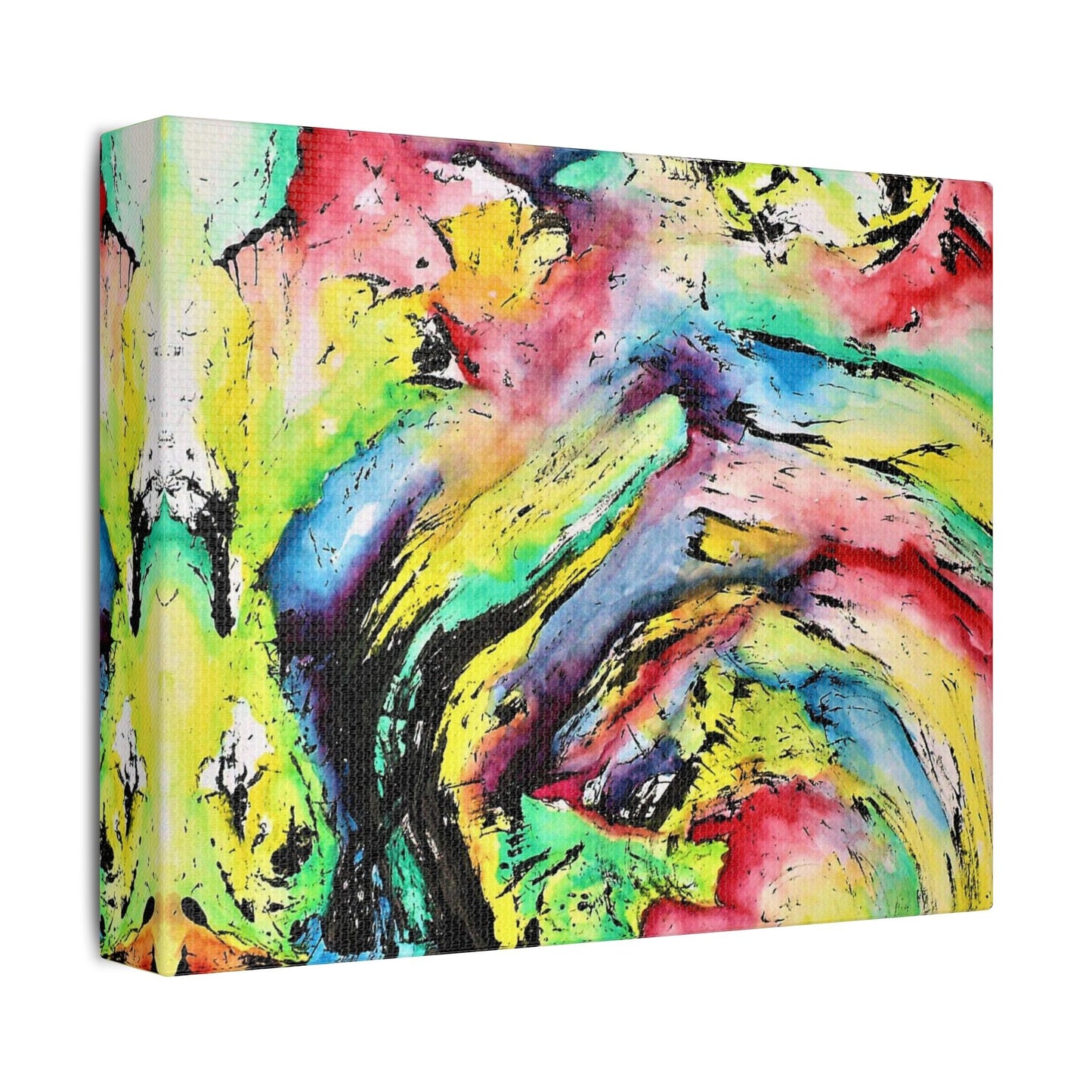 Vortex Satin Canvas Stretched