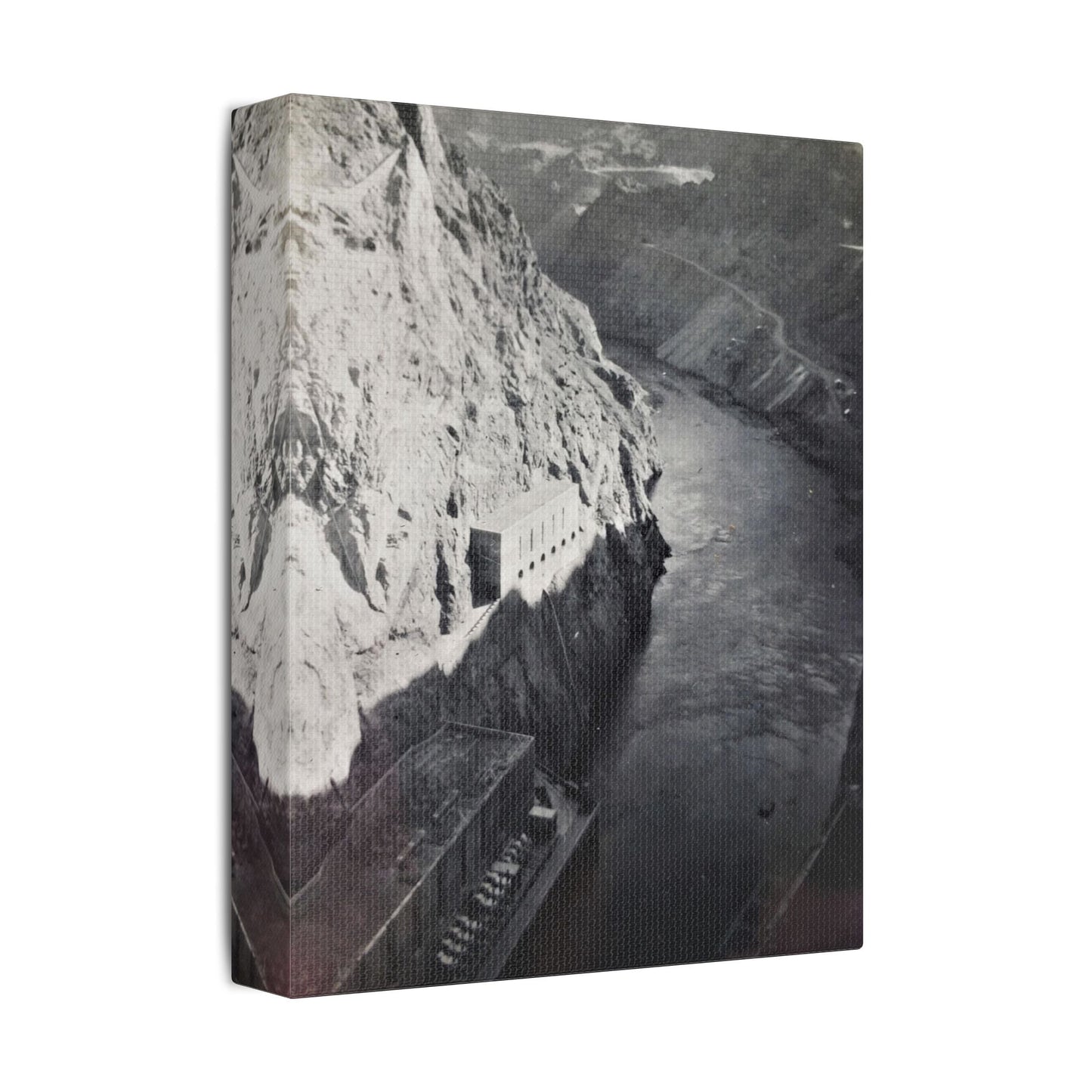 Boulder Dam Satin Canvas Stretched