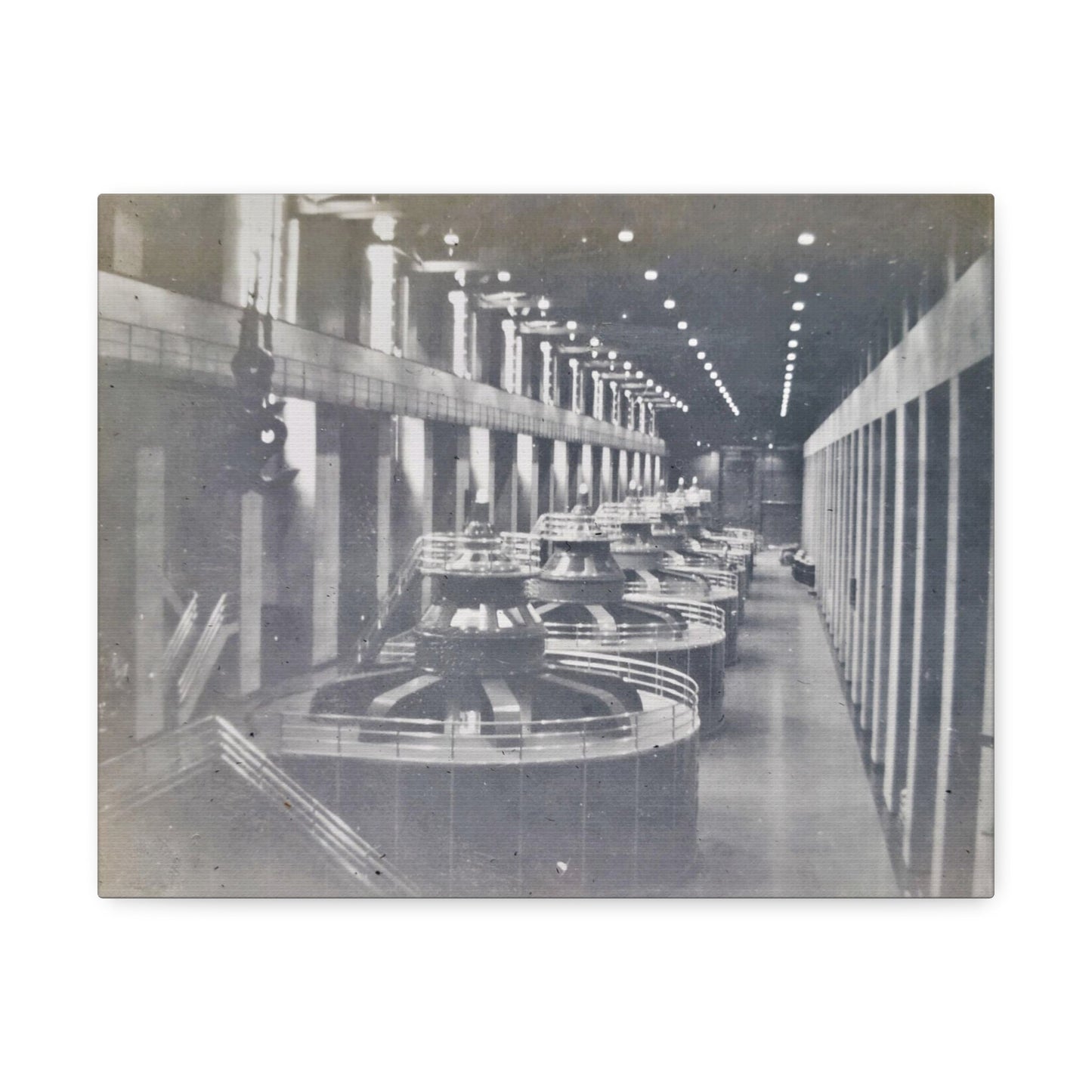 Boulder Dam Powerhouse Stretched Canvas