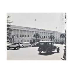 Sunset Bowling Center Largest in U.S 1939 Satin Canvas Stretched