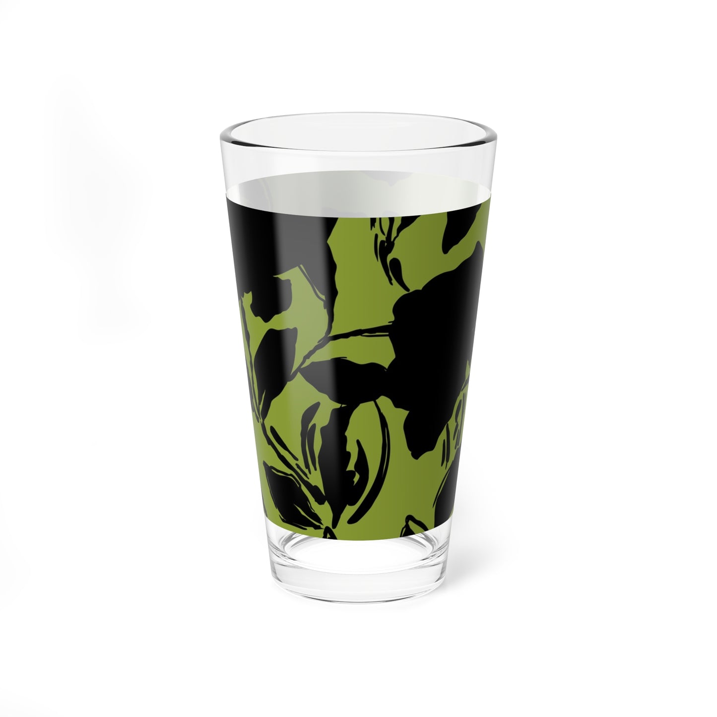 Green Floral Mixing Glass - Kia Day Design