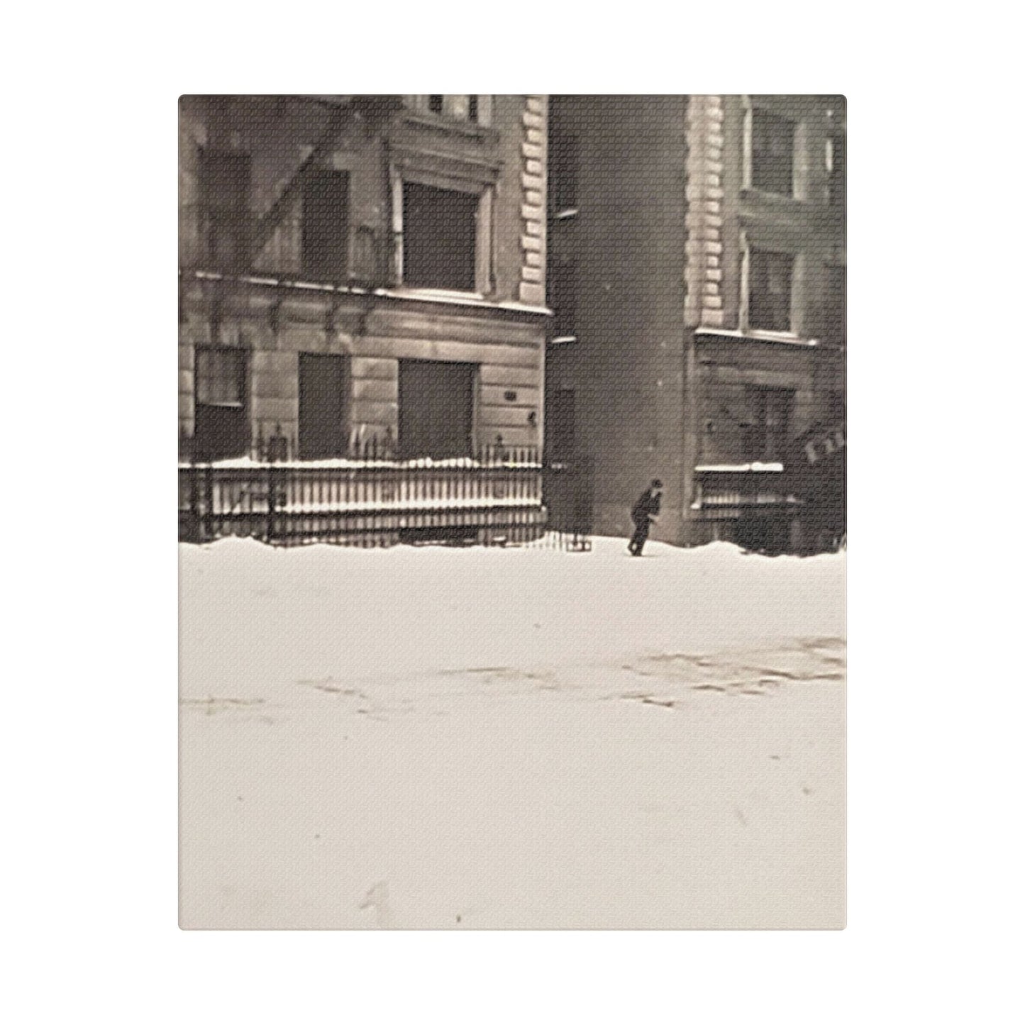 430 W 119th St New York Satin Canvas Stretched