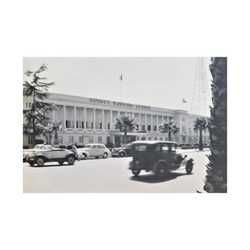 Sunset Bowling Center Largest in U.S 1939 Satin Canvas Stretched
