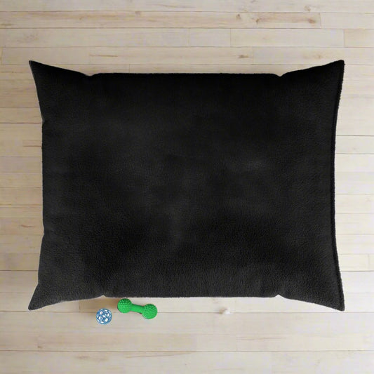 Black Pet Bed 50" × 40"