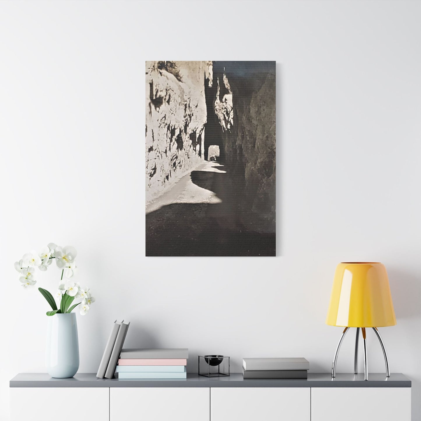 Tunnel at The Needles Satin Canvas Stretched 24″ x 36″ (Vertical) 1.5"