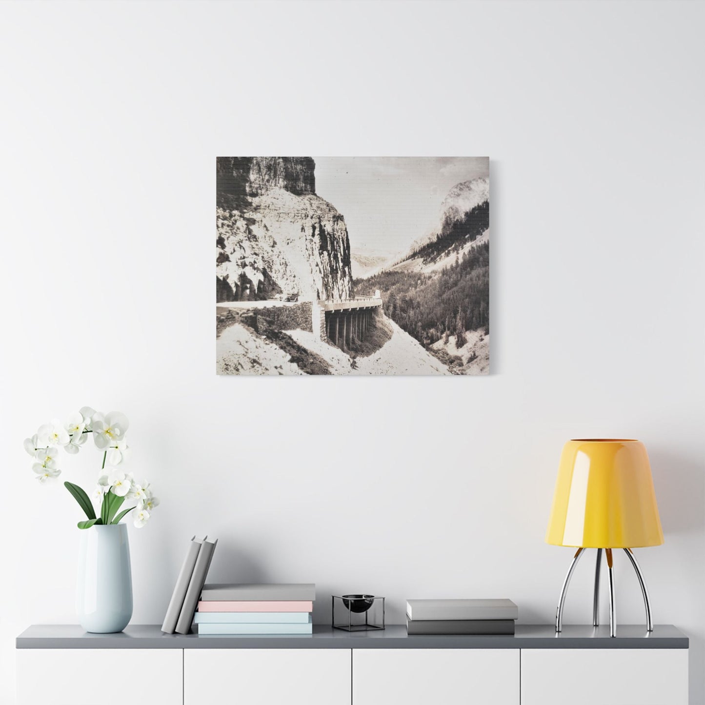 Golden Gate Canyon Colorado Satin Canvas Stretched 30" x 24" (Horizontal) 1.5"