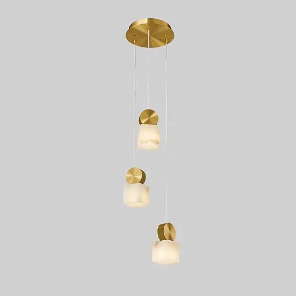 Creative Marble Squares Pendant Lights Kia Day Design