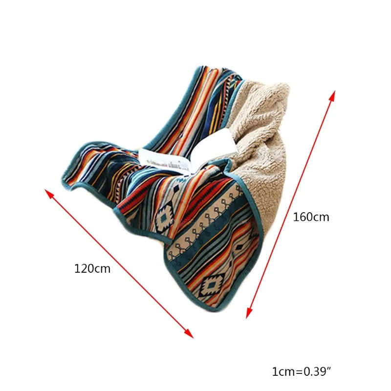 Colorful Bohemian Blanket Kia Day Design