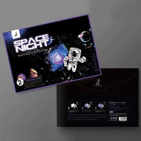 Space Astronaut Scratch Painting Kit - Fly - art paper