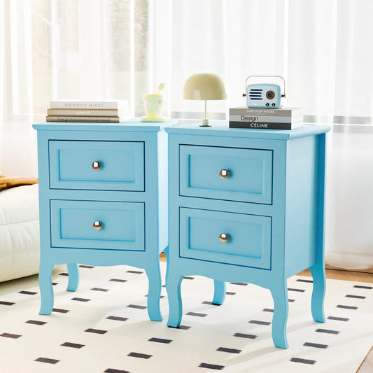 Blue Nightstand Set - Kia Day Design
