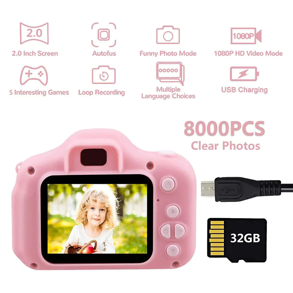 Children Kids Camera Mini Educational Toys Kia Day Design