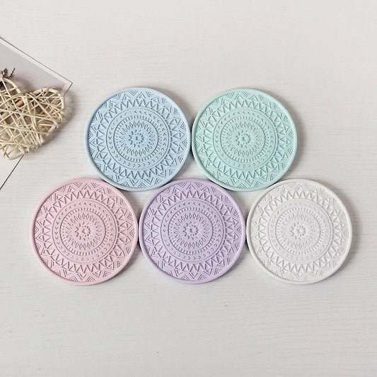Pastel Round Table Mats - Kia Day Design