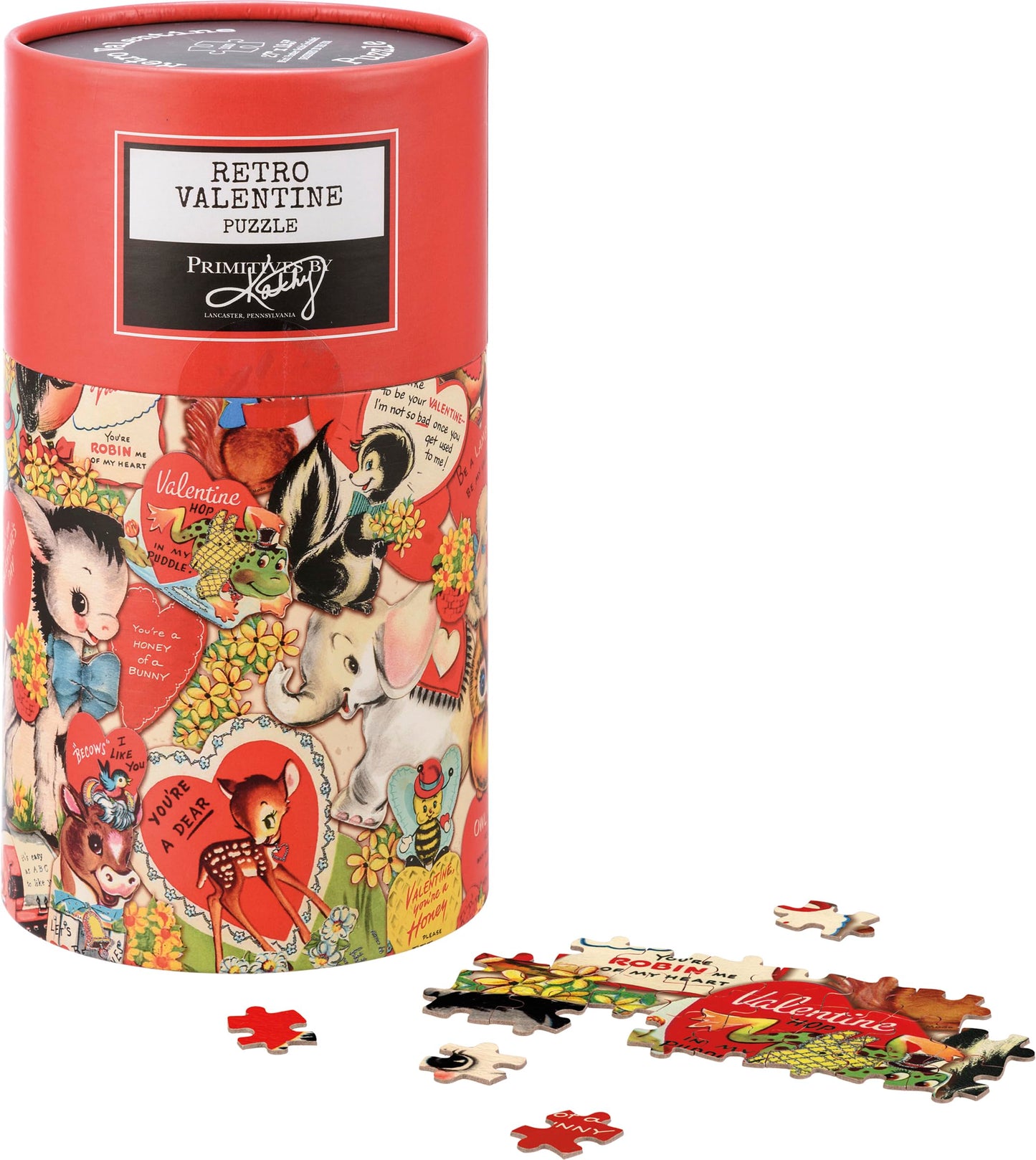 Primitives by Kathy Puzzle - Vintage Valentine - - puzzle