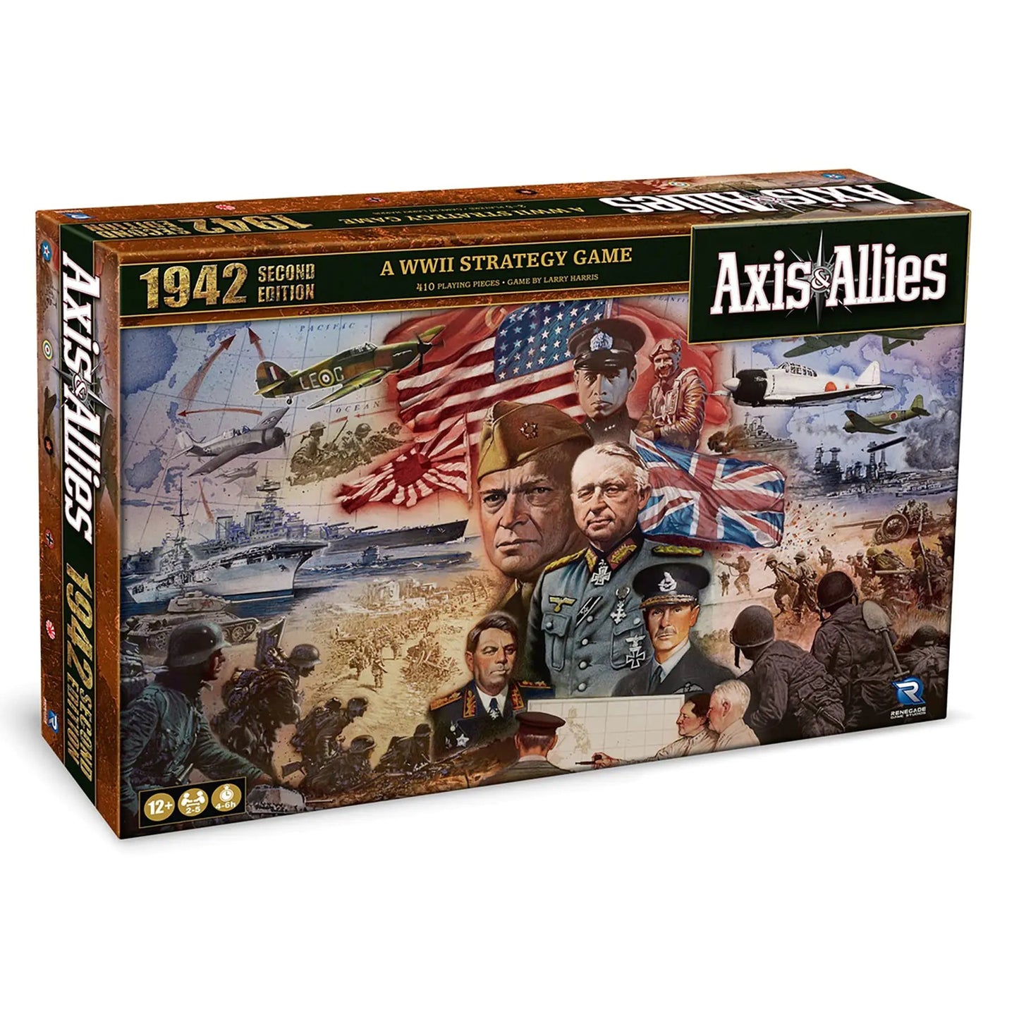 Axis & Allies: 1942 Second Edition - WWII War Miniatures Strategy Board Game - - game