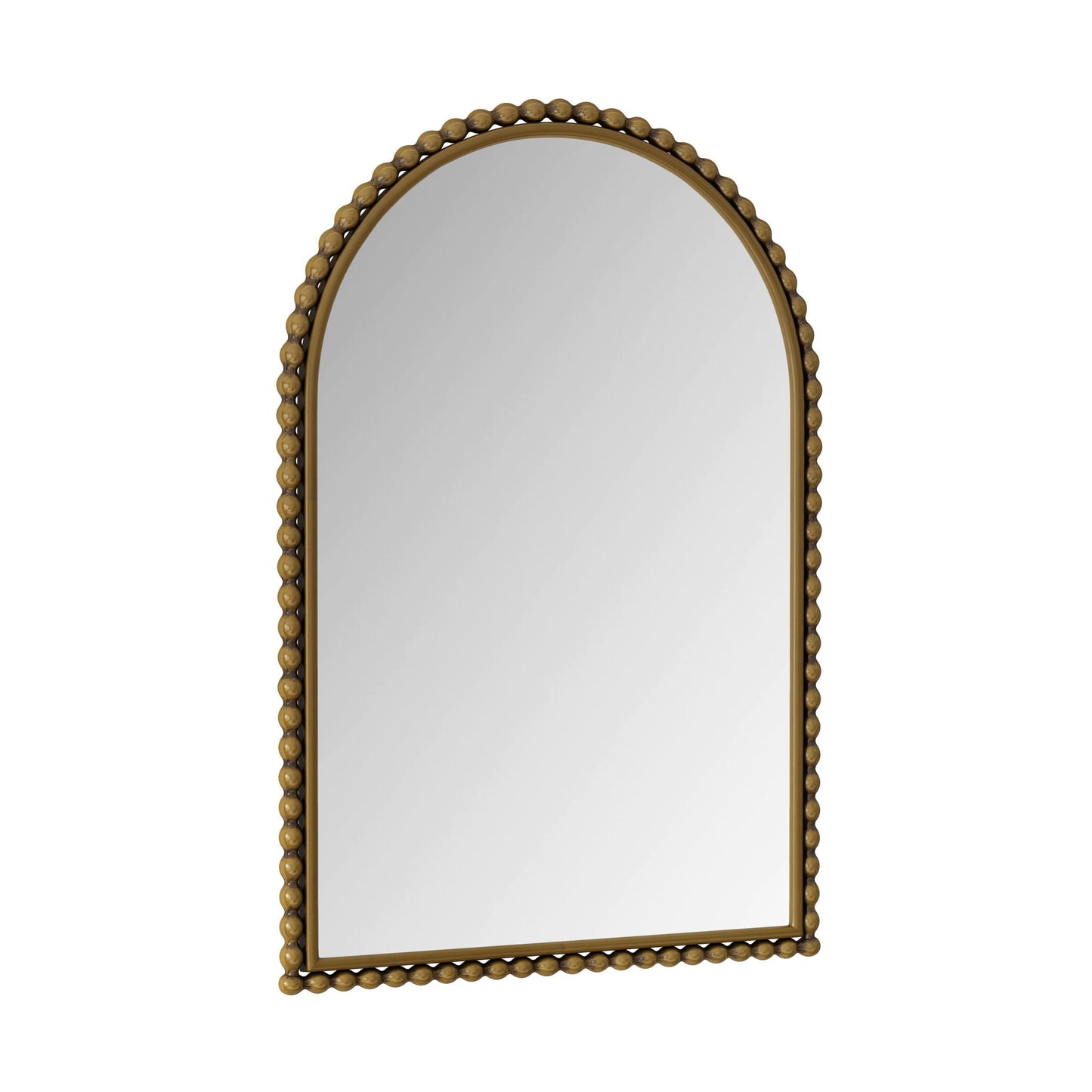 Vintage Iron Art Arch Mirror Wall Hanging Or Table Display - - Wall Mirrors