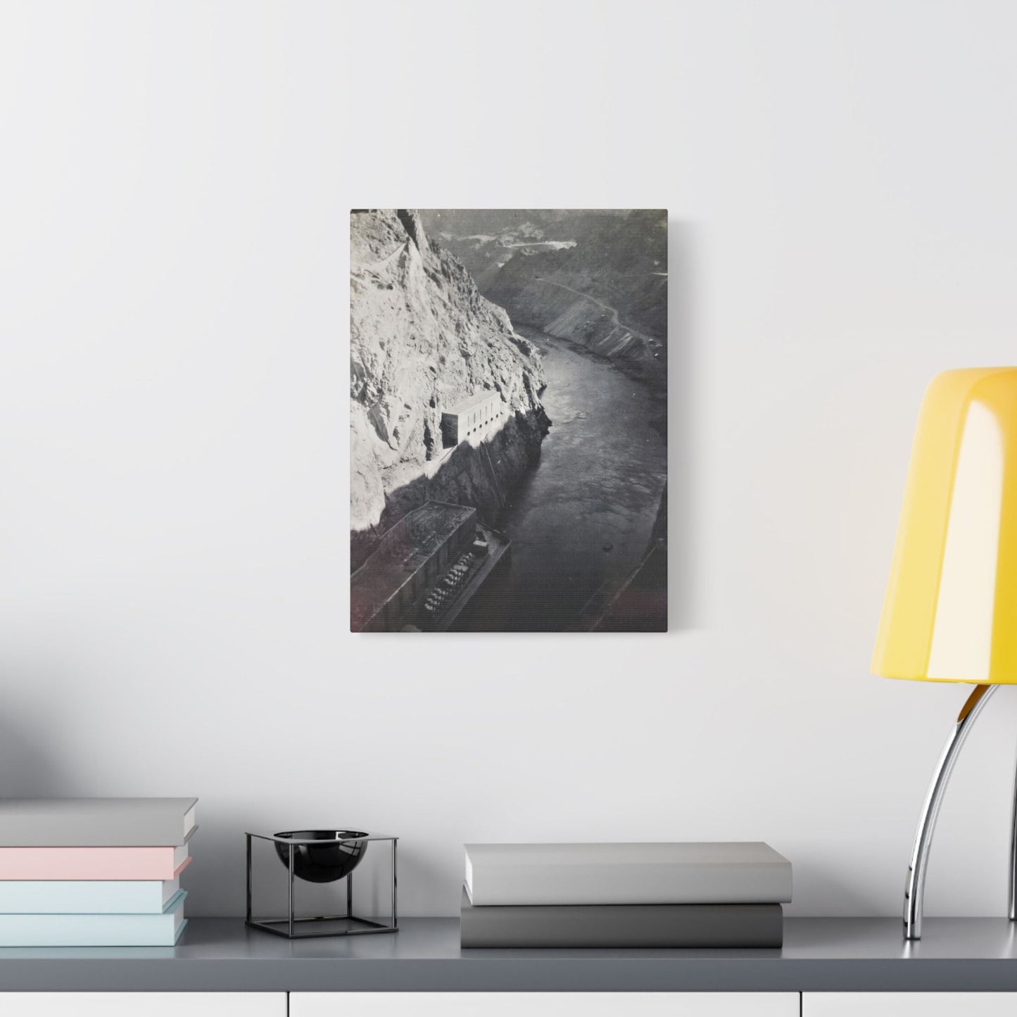 Boulder Dam Satin Canvas Stretched