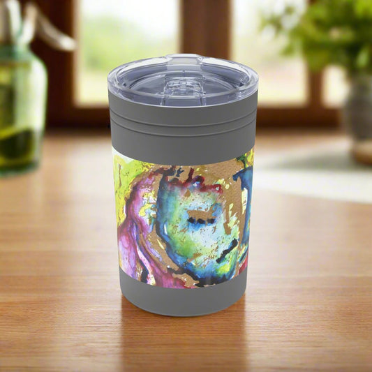 Mothers Face Vacuum Tumbler and Insulator 11oz Grey 11oz