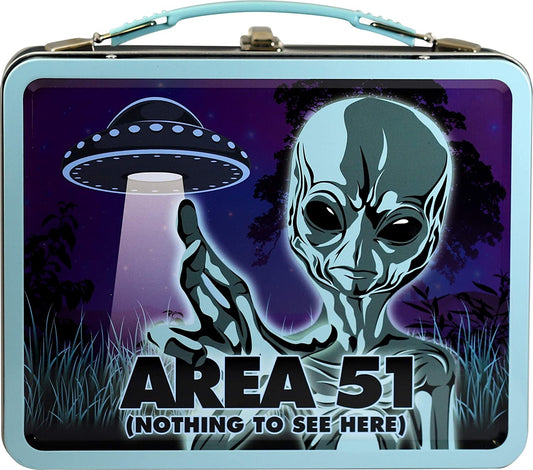 Aquarius Fun Boxes Area 51 - Nothing to See Here - - lunch box