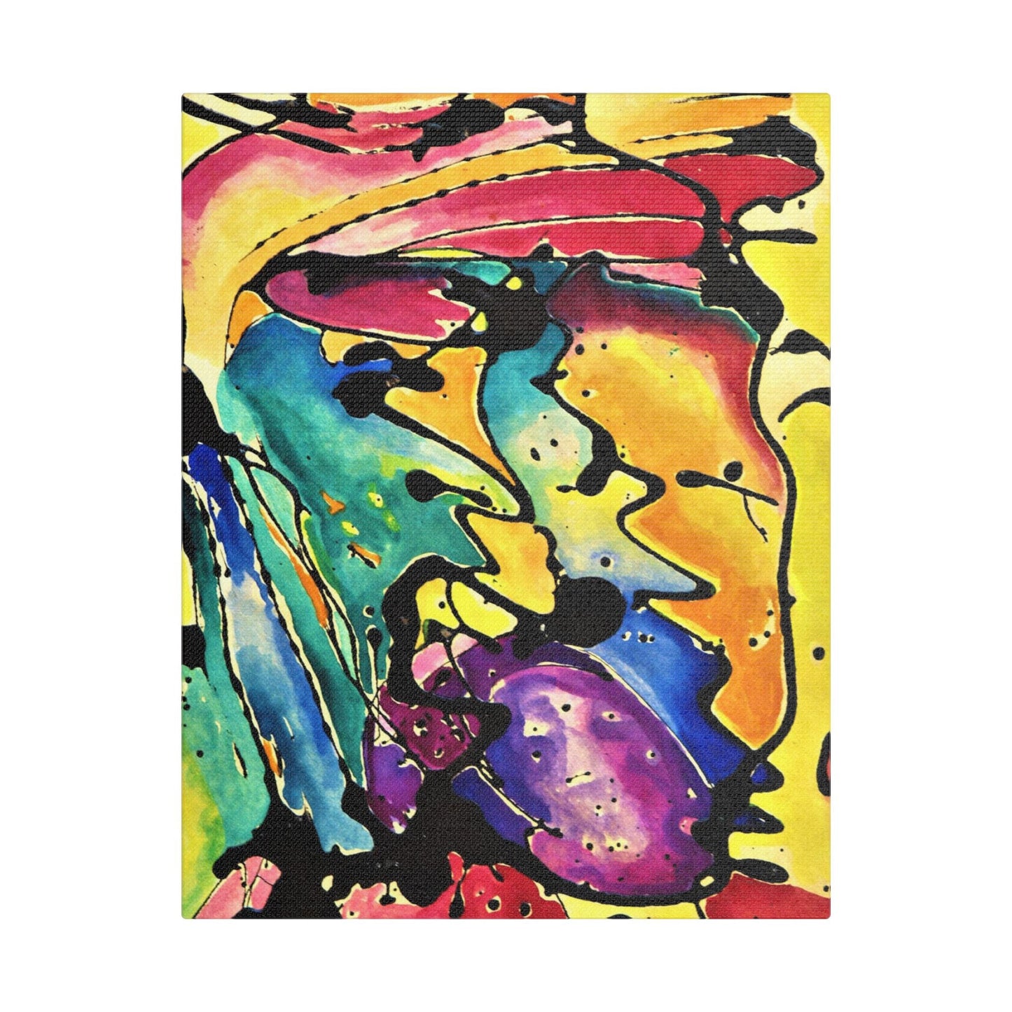 Sing Satin Canvas Stretched 11″ x 14″ (Vertical) 1.5"