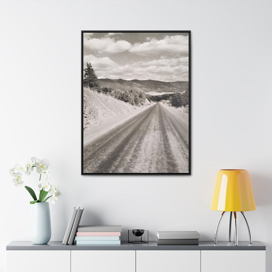 Western Road Gallery Canvas Wraps Vertical Frame 30″ x 40″ 1.25" Black