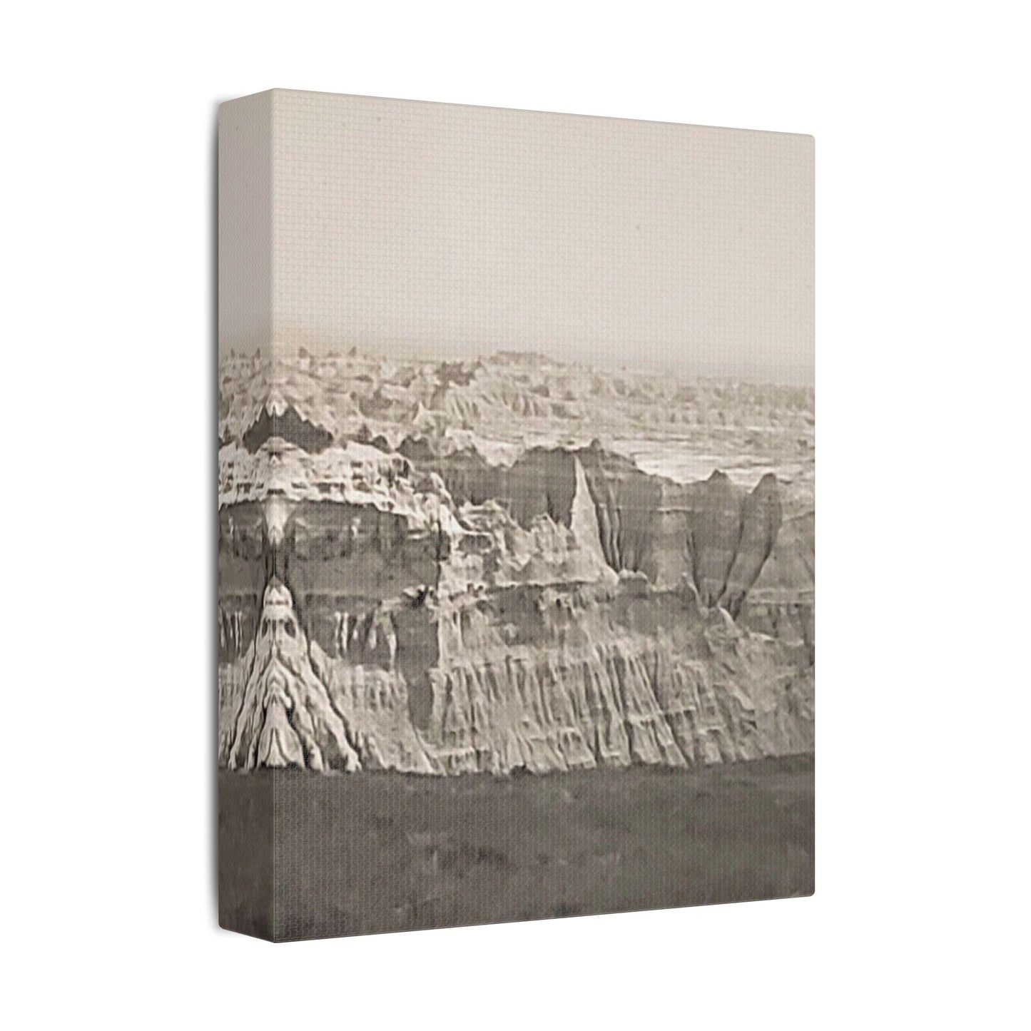 The Pinnacles Satin Canvas Stretched