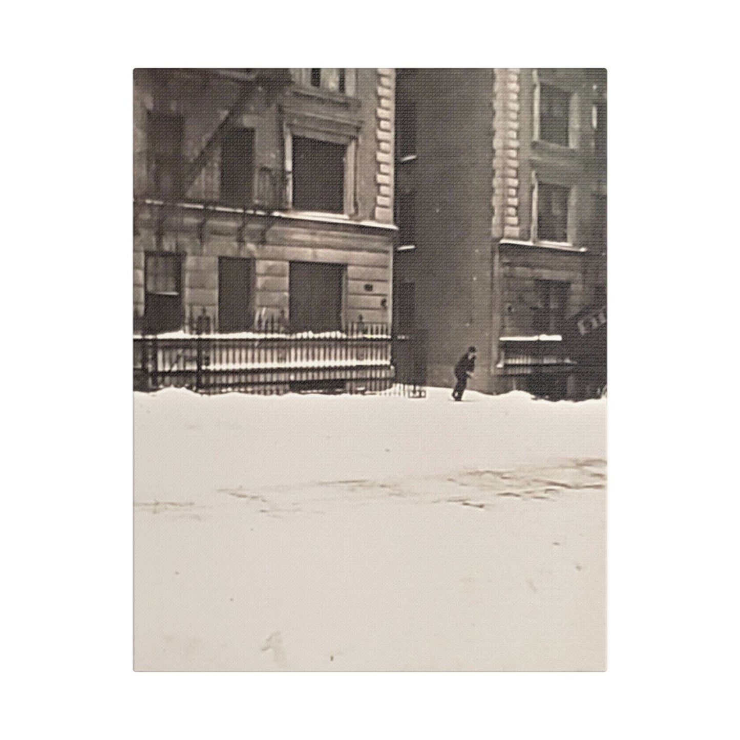 430 W 119th St New York Satin Canvas Stretched