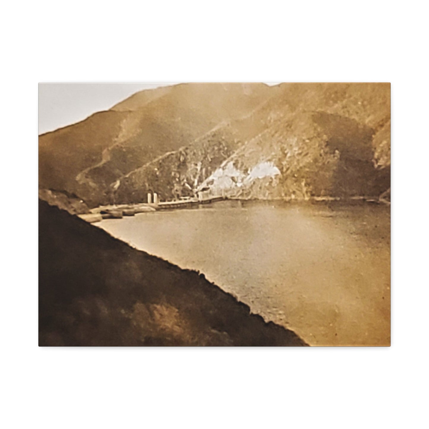 Morris Dam Lake Stretched Canvas