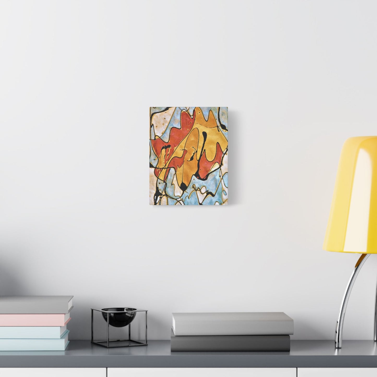 Fox Satin Canvas Stretched