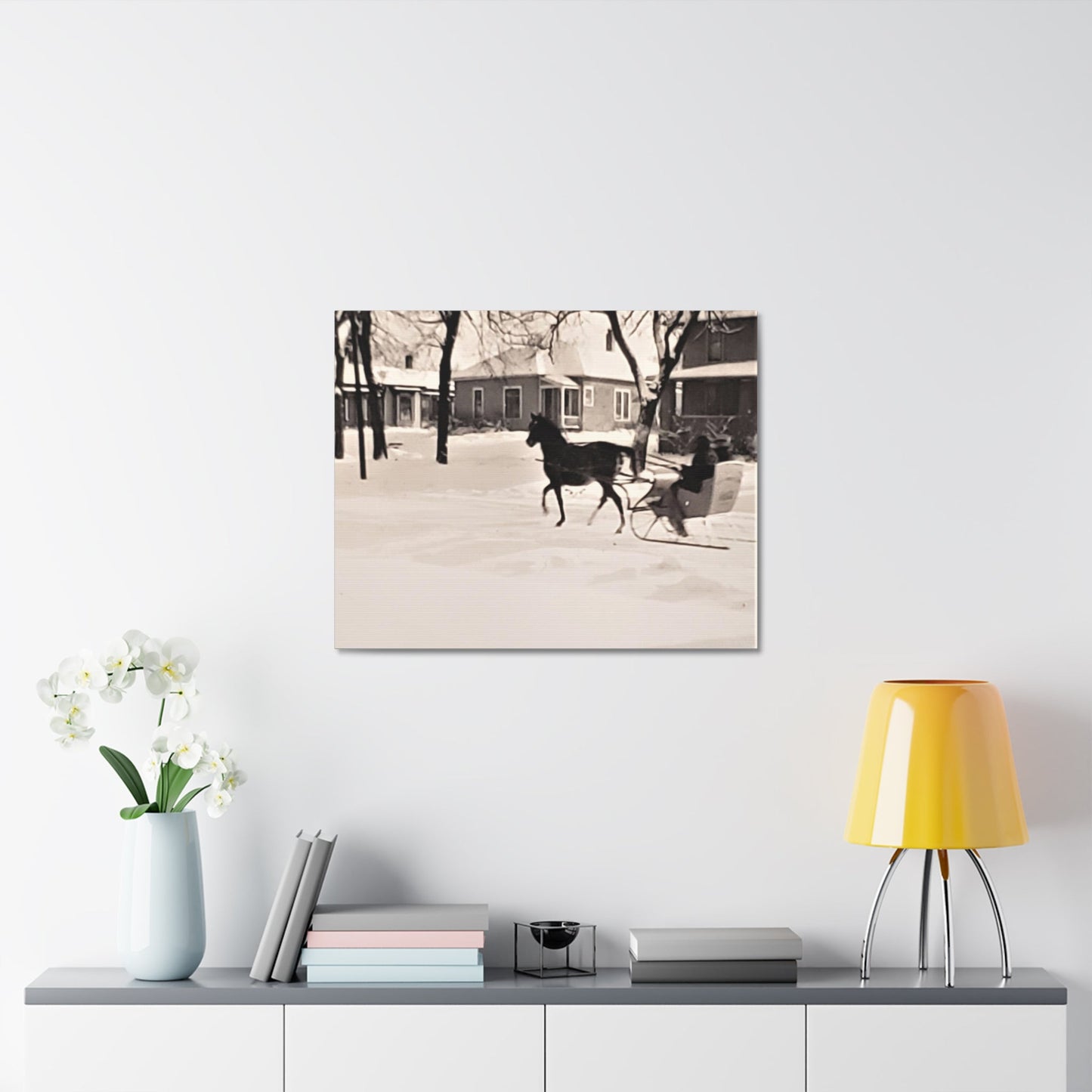 Carriage Ride Stretched Canvas 1.5" 30″ x 24″