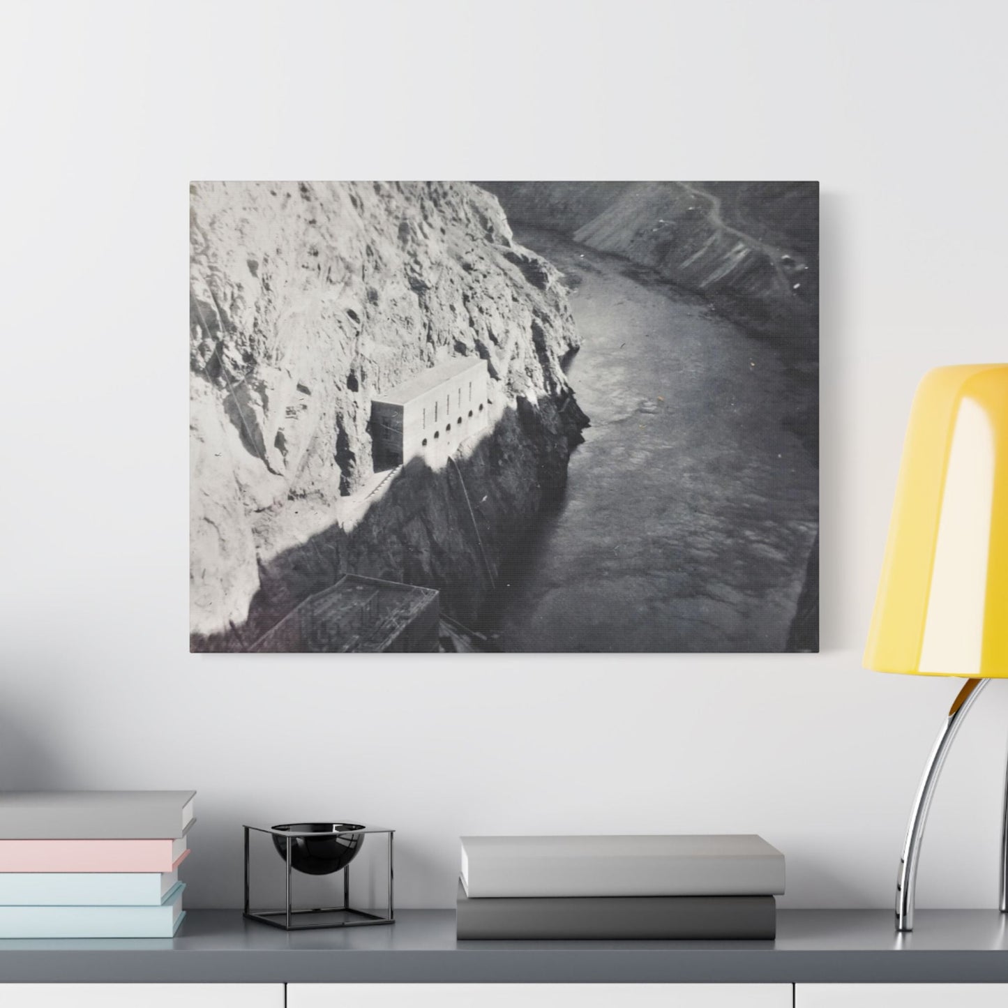 Boulder Dam Satin Canvas Stretched