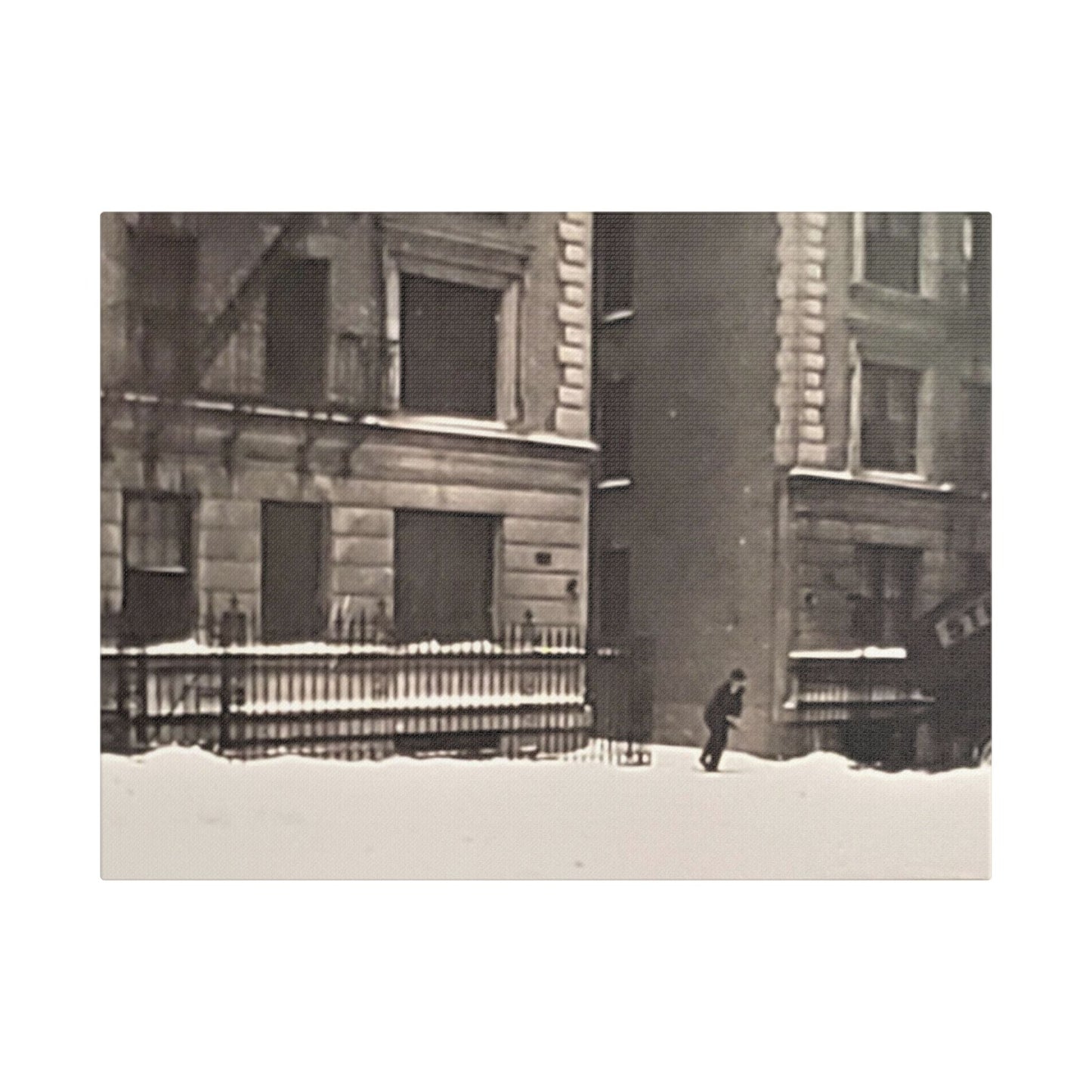 430 W 119th St New York Satin Canvas Stretched