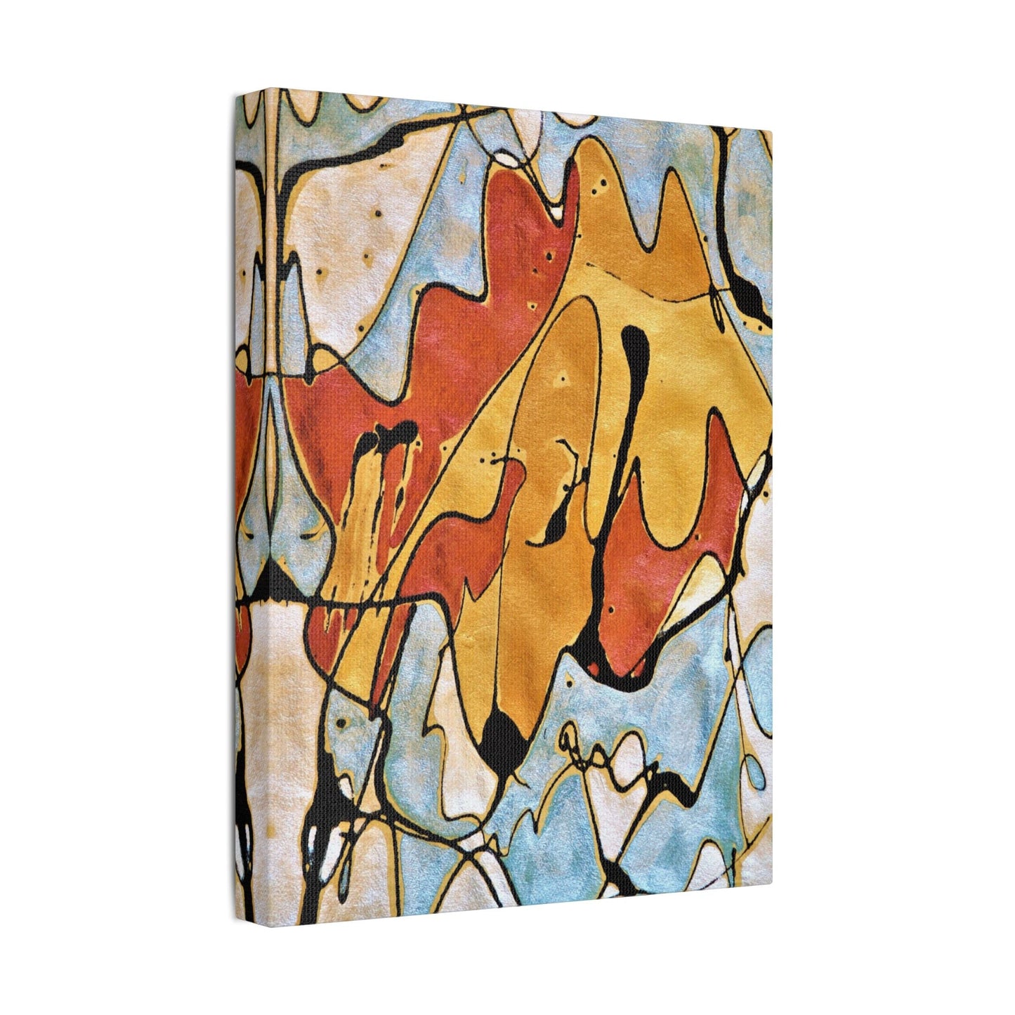 Fox Satin Canvas Stretched