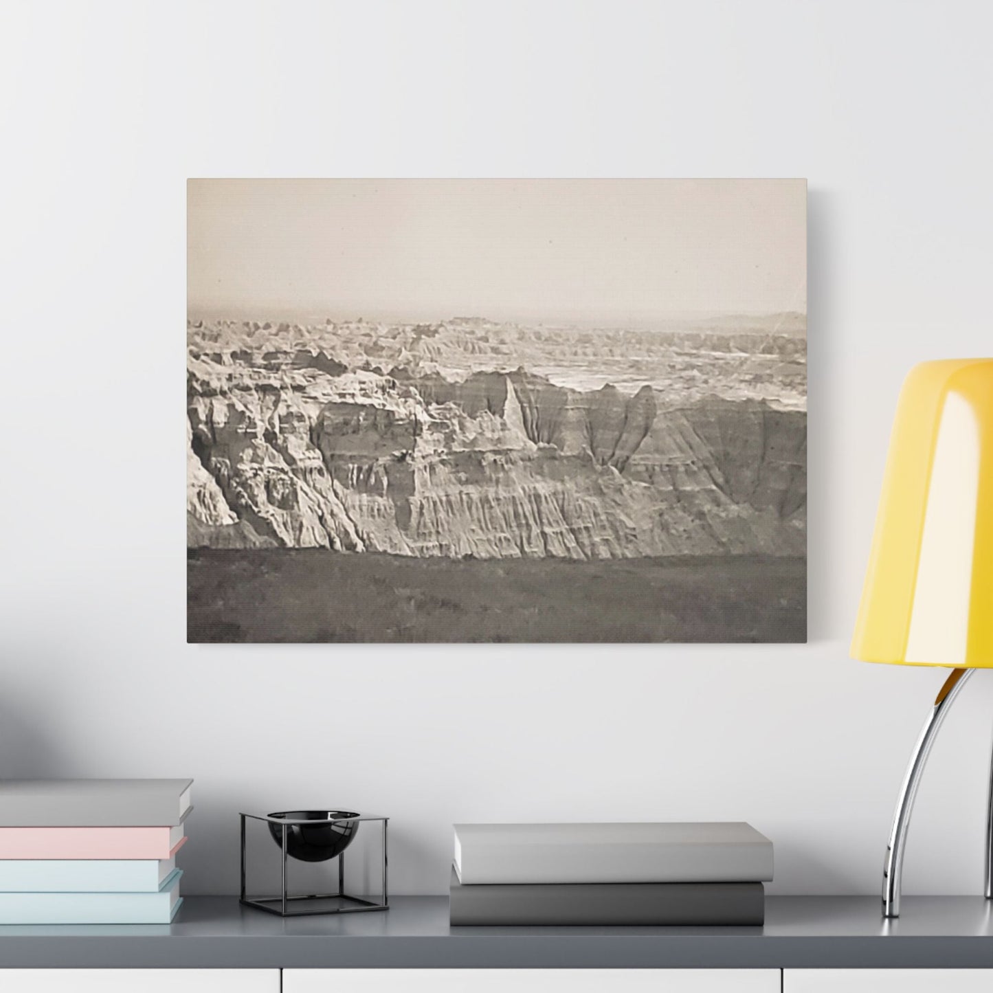 The Pinnacles Satin Canvas Stretched