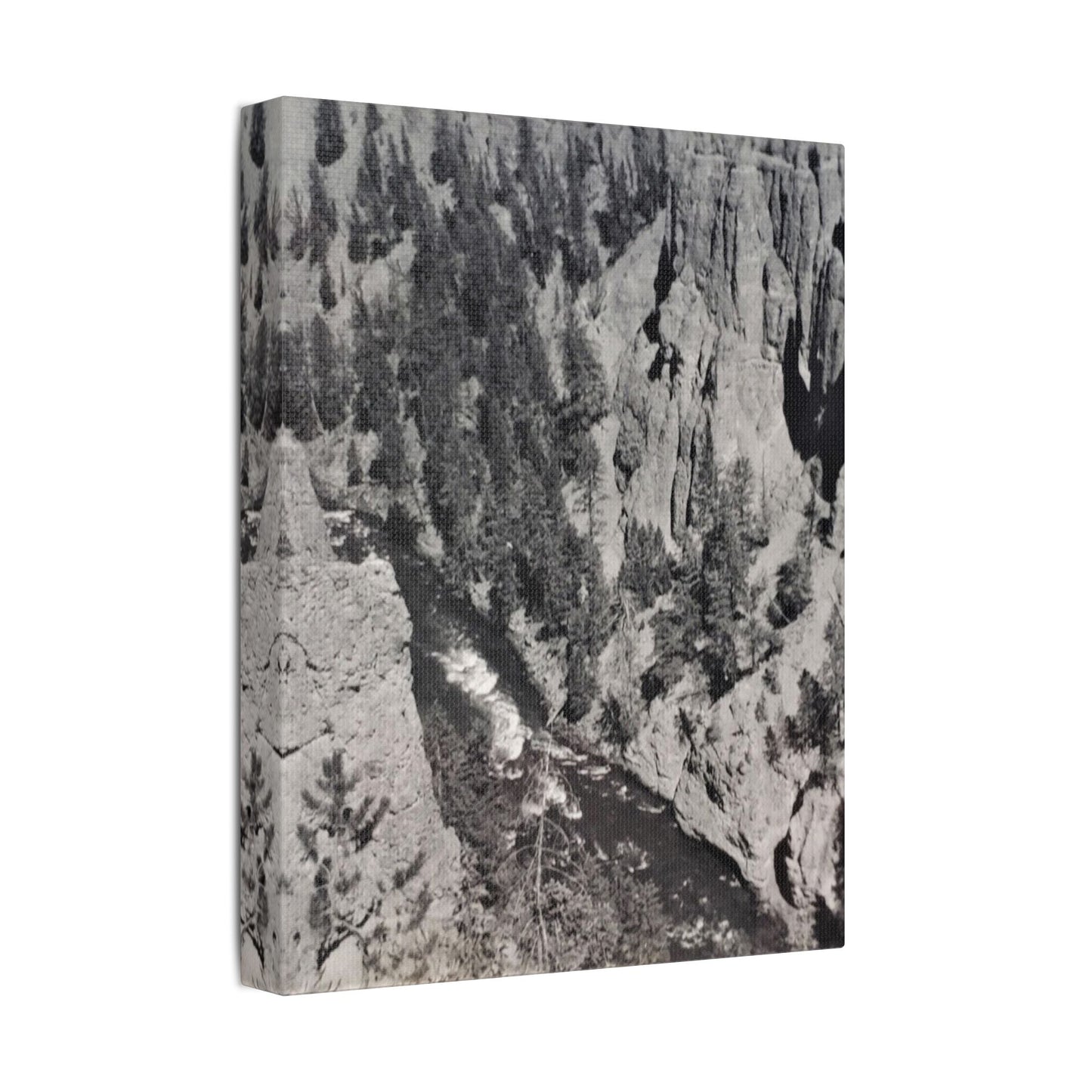 Cleopatras Needle Satin Canvas Stretched