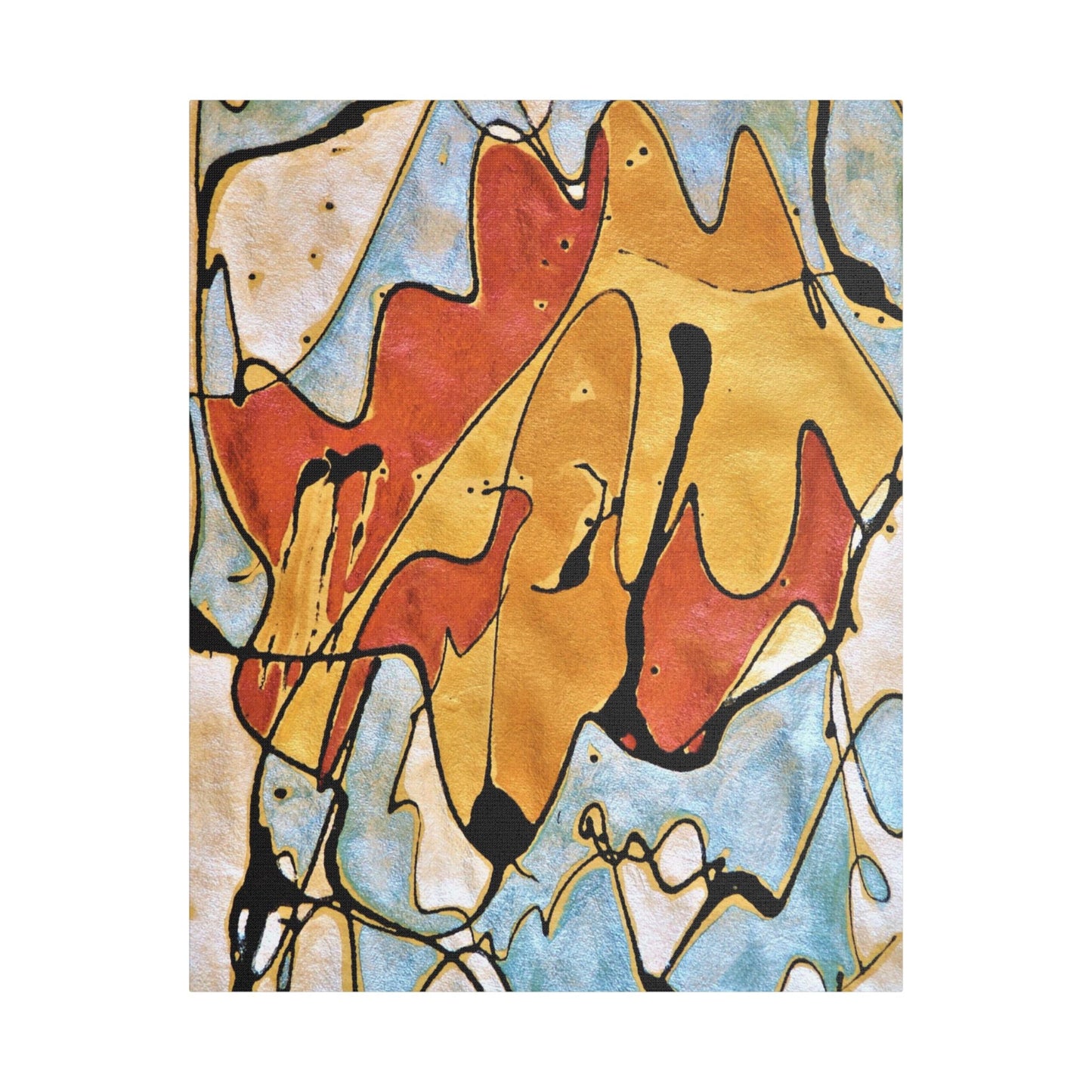 Fox Satin Canvas Stretched 24" x 30" (Vertical) 1.5"