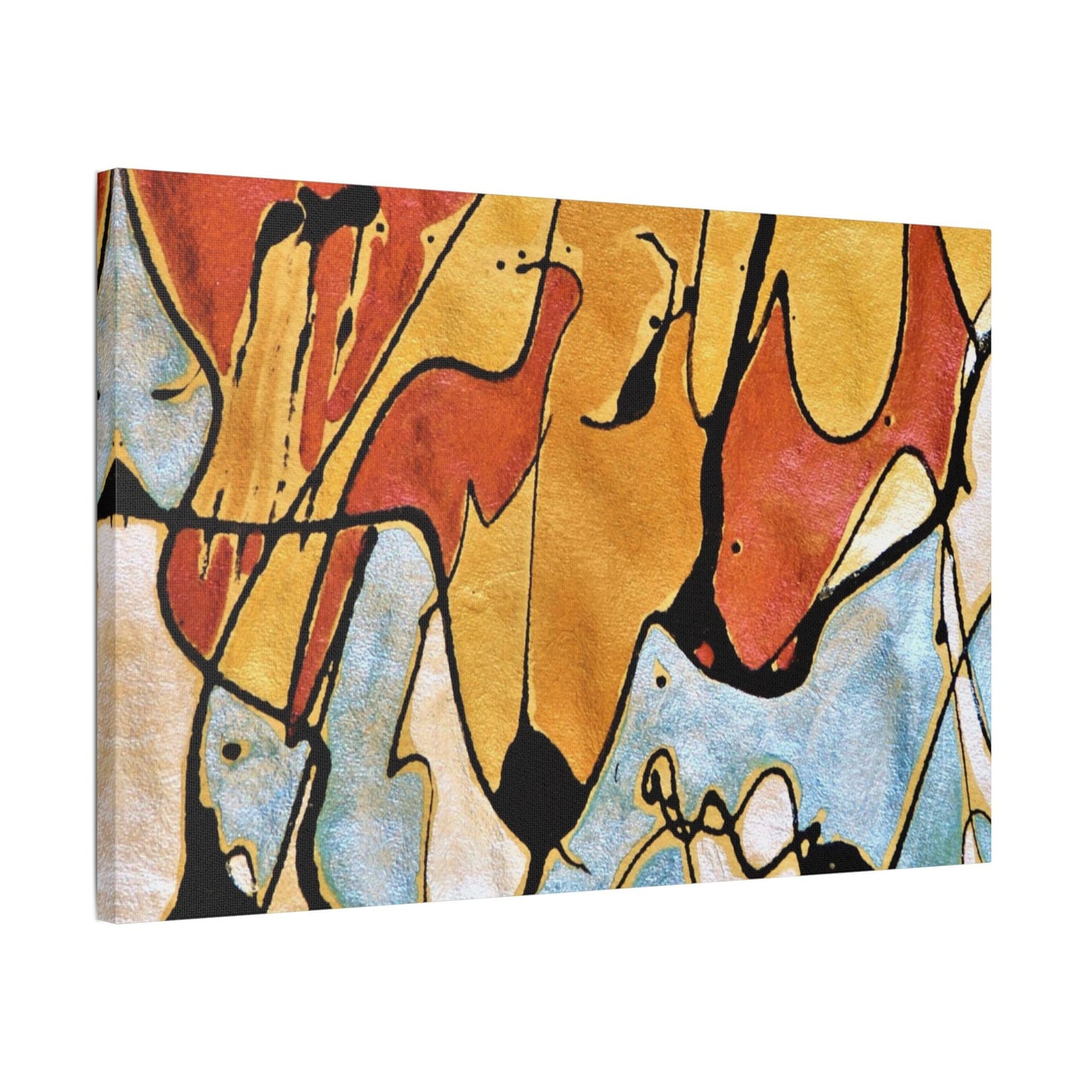 Fox Satin Canvas Stretched