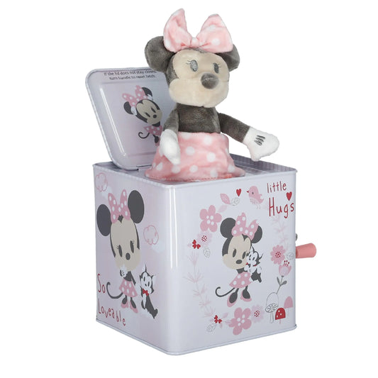 Disney Kids PREFERRED Baby Minnie Mouse Jack-In-The-Box - - jack in box