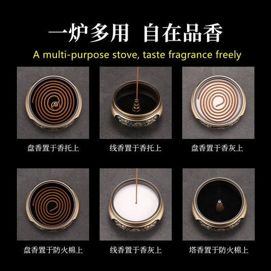 Antique Copper Incense Burner - Kia Day Design