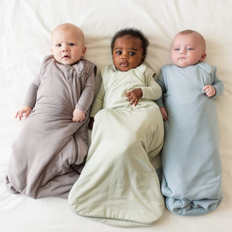 Baby Zipper Sleepsack Wrap Dark Grey 6-18M
