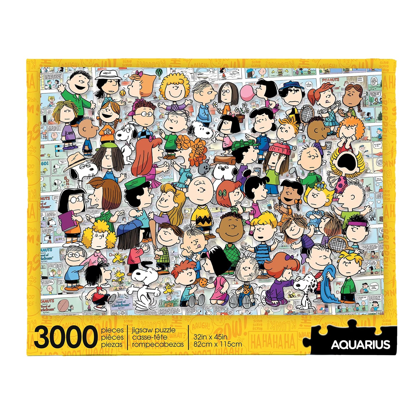 Aquarius Peanuts Cast Puzzle 3000 Piece Jigsaw Puzzle - - puzzle