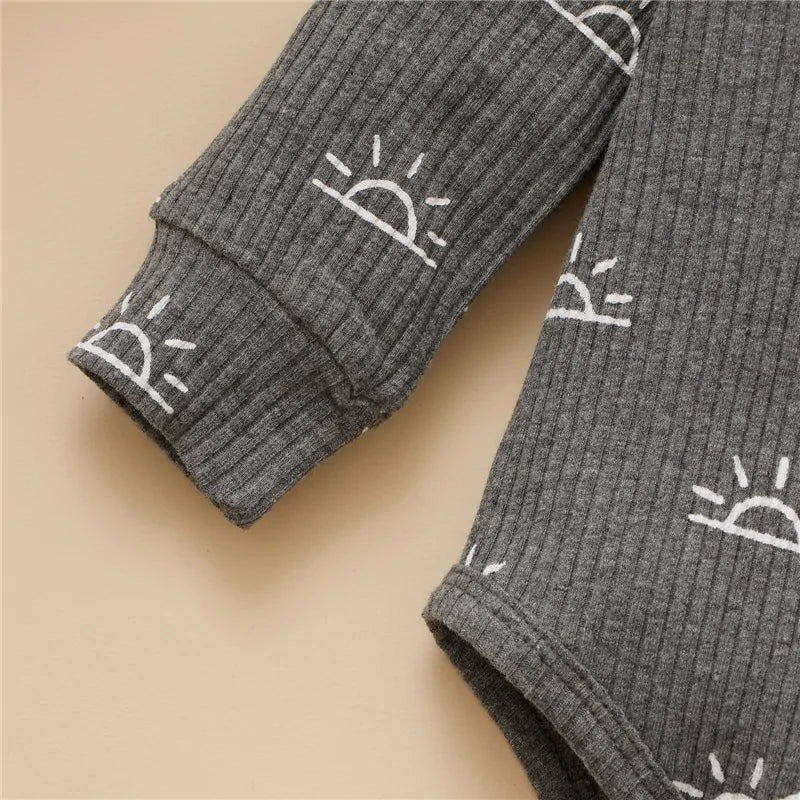 Newborn Baby Bodysuits + Elastic Pants Kia Day Design