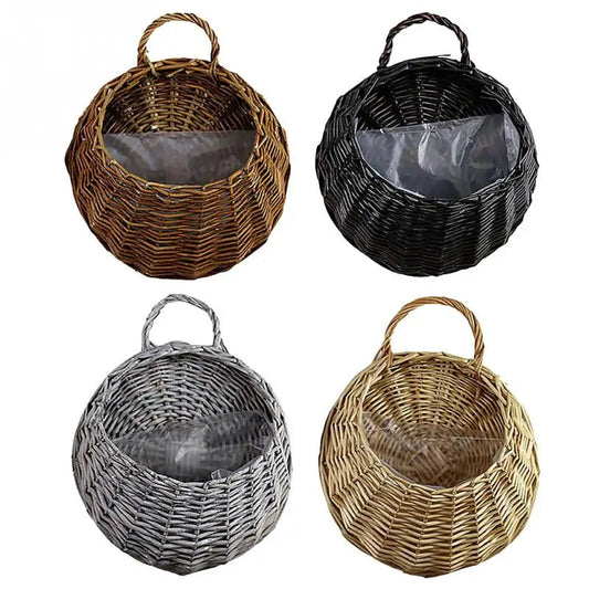 Hanging Wicker Rattan Basket - Kia Day Design