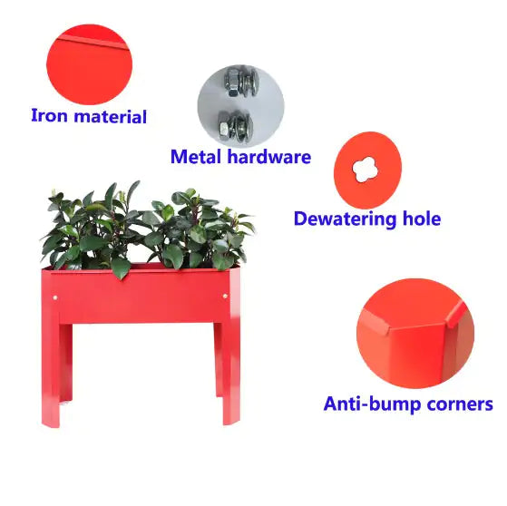 Outdoor Indoor Flowers, Fruits, Herbs, Vegetables, Metal Plant Boxes Kia Day Design