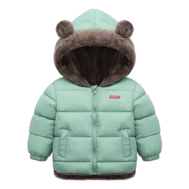 Children's Thick Fleece Coat Kia Day Design