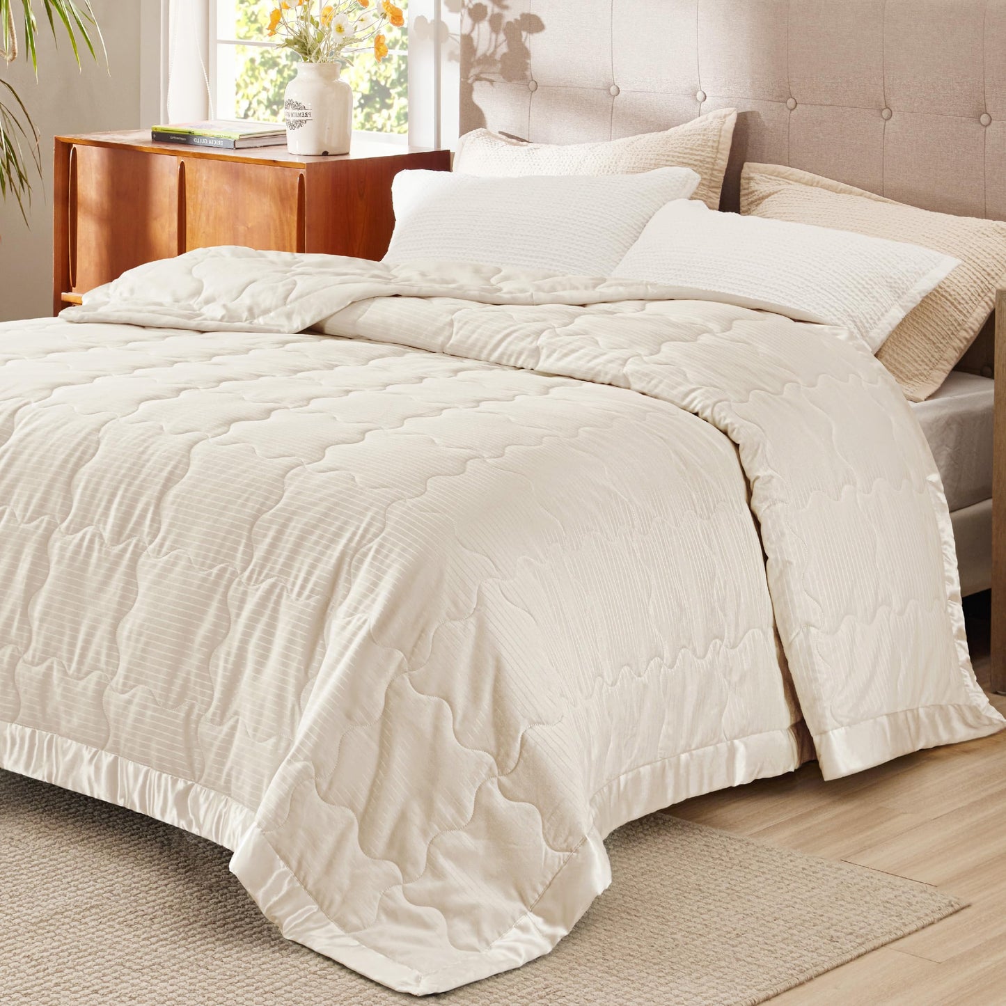 Bedsure Bed Blanket King Size - Ivory Down Alternative Blanket - - blanket