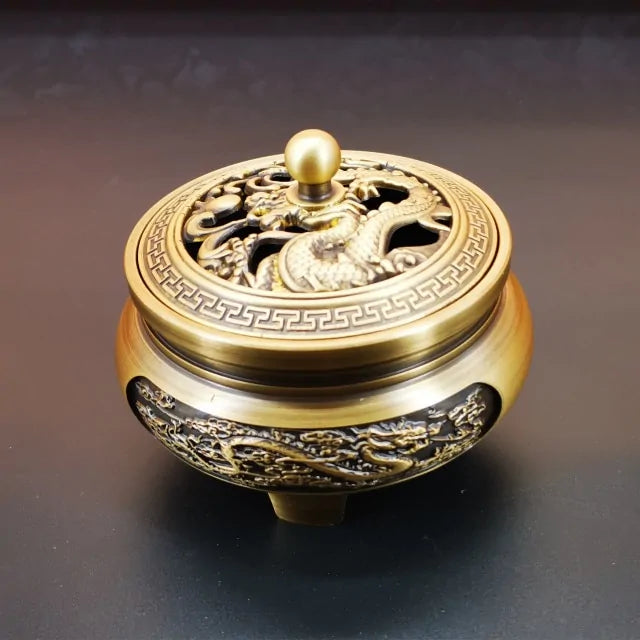 Antique Copper Incense Burner - Kia Day Design